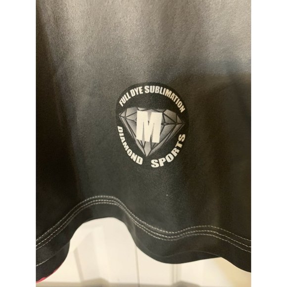 Famous Freaks Diamond Sports T Shirt Jersey Sz M Green Pink Gray No 19 - Picture 5 of 6